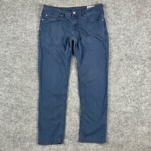 Archer Jeans Mens 34x30 Dark Blue Slim Fit Stretch Casual Modern Denim Pants